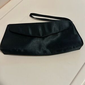 Black Satin Handbag
